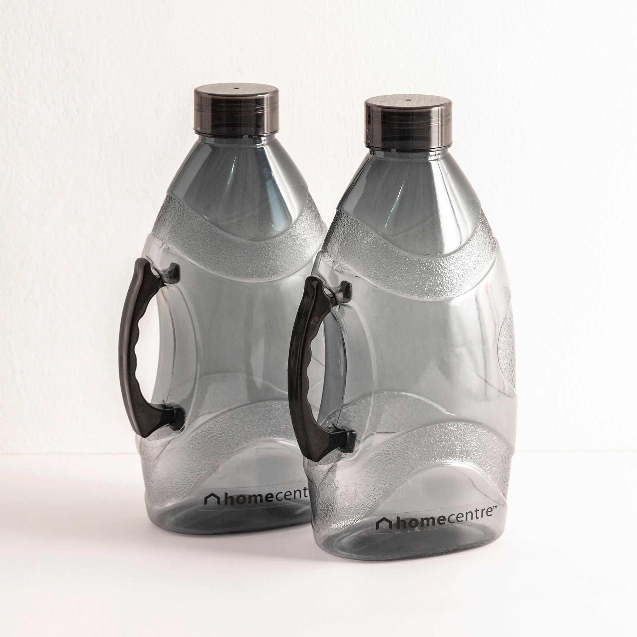 Corsica Marina Set of 2 Water Bottles - 1.3L in Grey