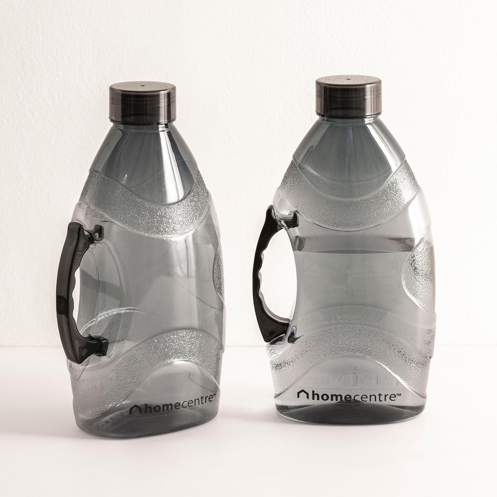 Corsica Marina Set of 2 Water Bottles - 1.3L in Grey