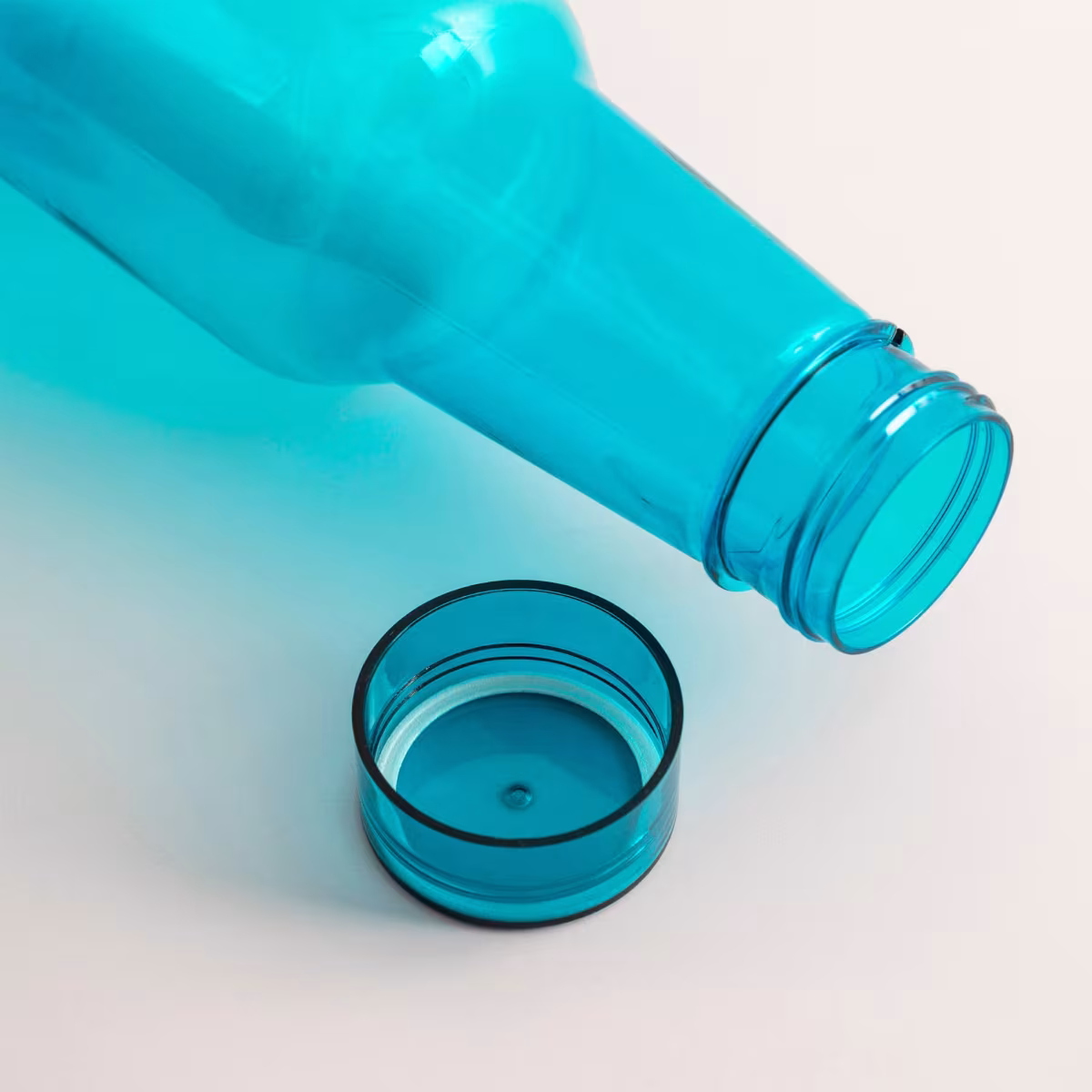 Corsica Marina Set of 4 Fridge Bottles - 1L in Teal