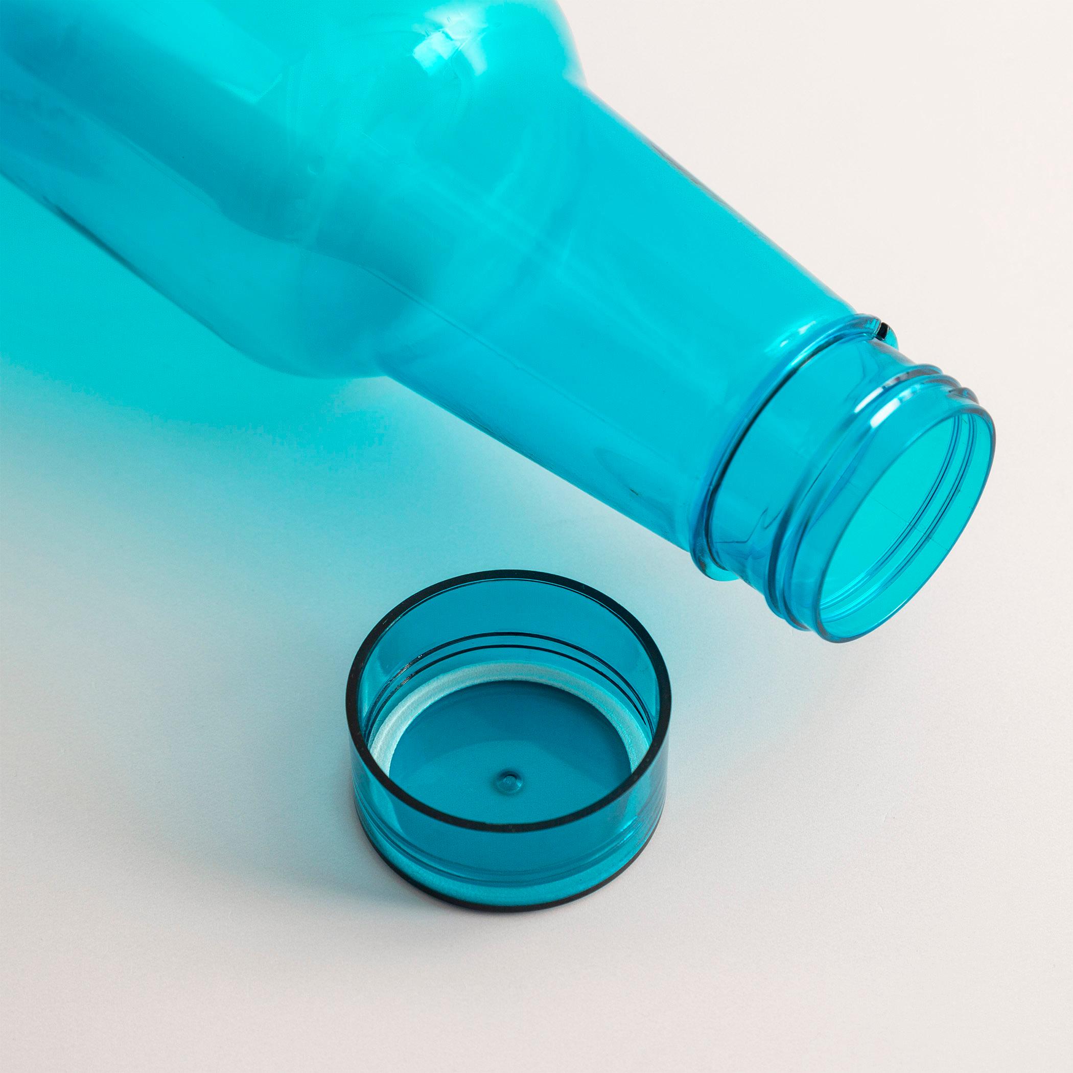 Corsica Marina Set of 4 Fridge Bottles - 1L in Teal