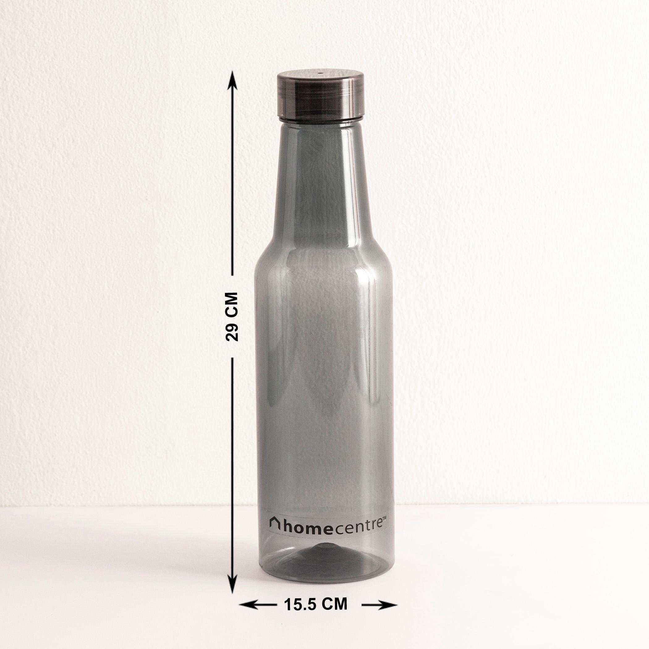 Corsica Marina Set of 4 Fridge Bottles - 1L in Grey