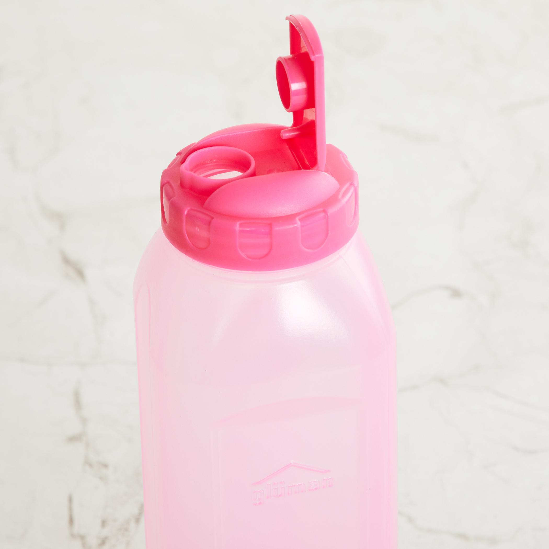Corsica Oasis Set of 6 Square Spout Bottles - 1.2L in Multicolour
