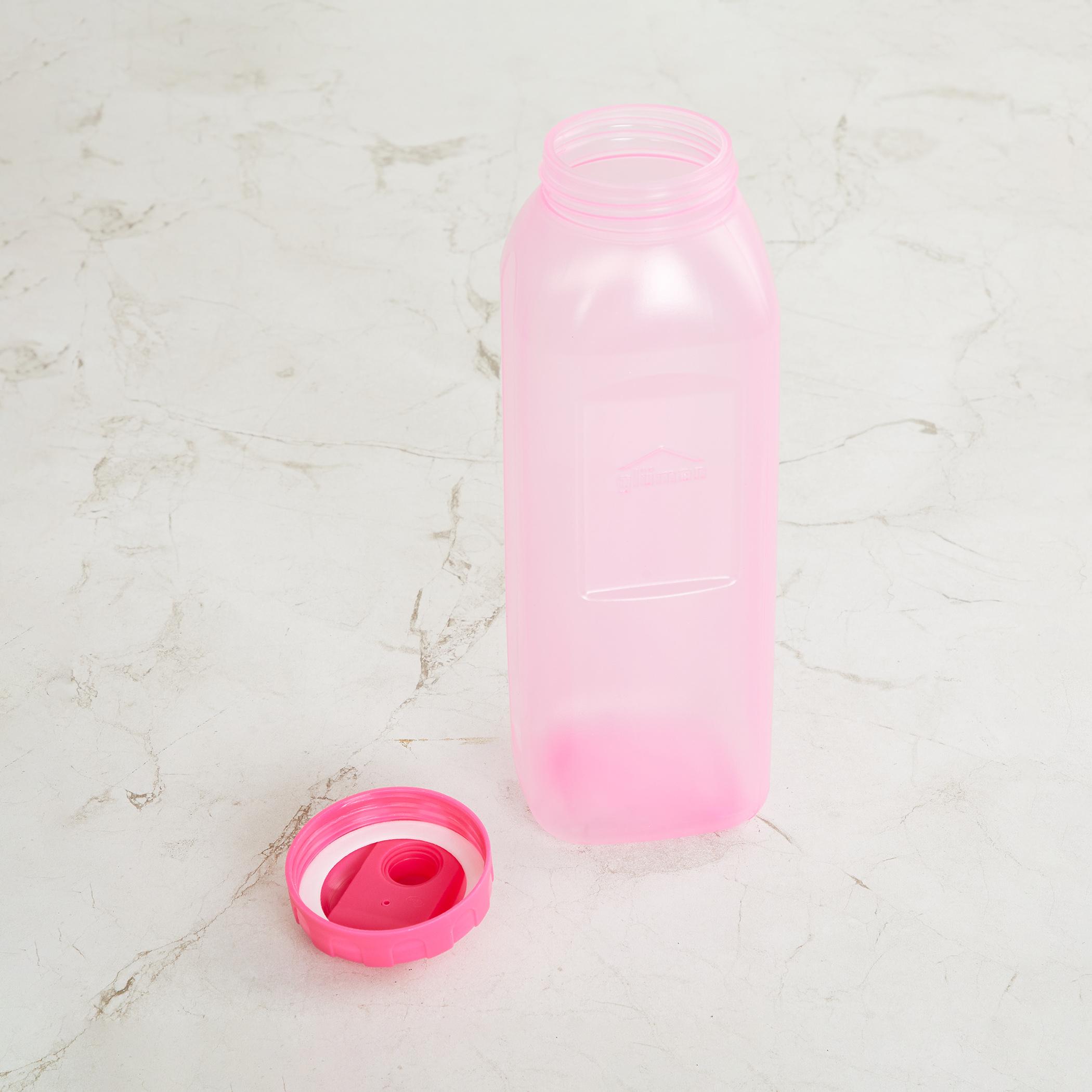Corsica Oasis Set of 6 Square Spout Bottles - 1.2L in Multicolour
