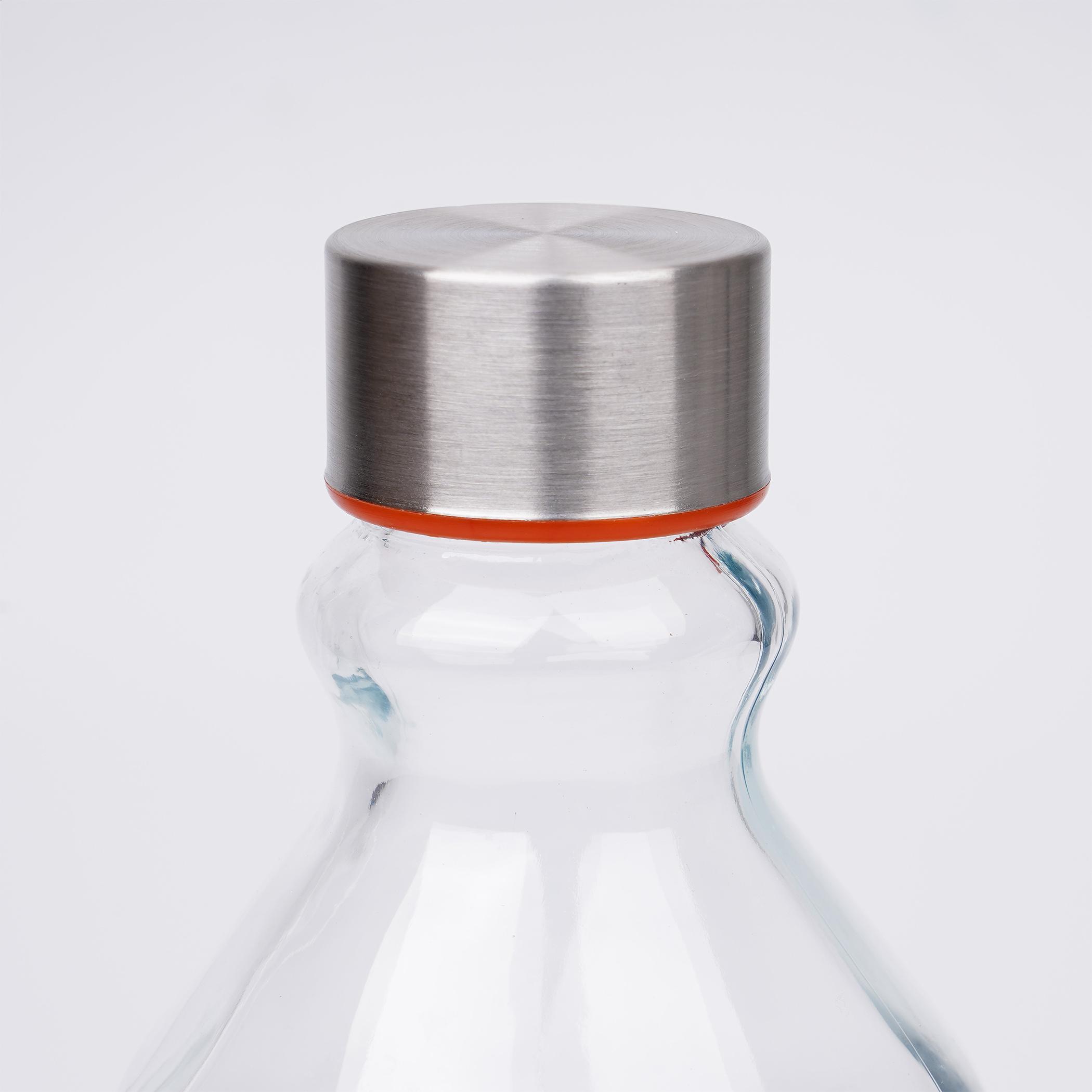 Garnet 5Pcs Glass Bottle and Tumbler Set in Transparent