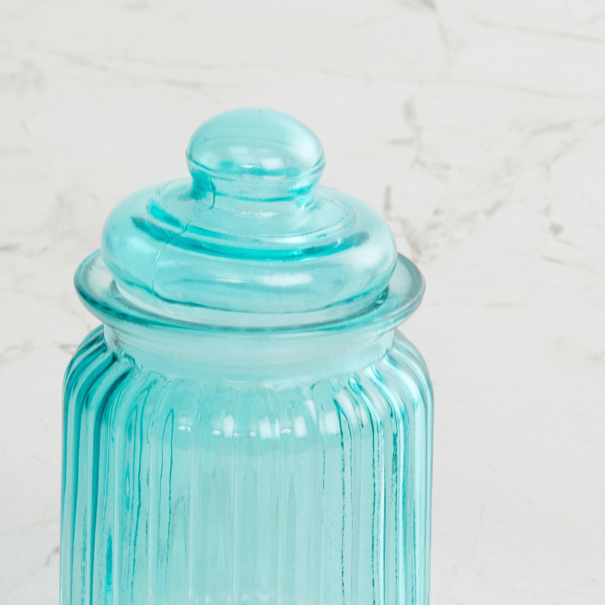 Corsica Essentials Set of 6 Glass Jars - 250ml in Multicolour