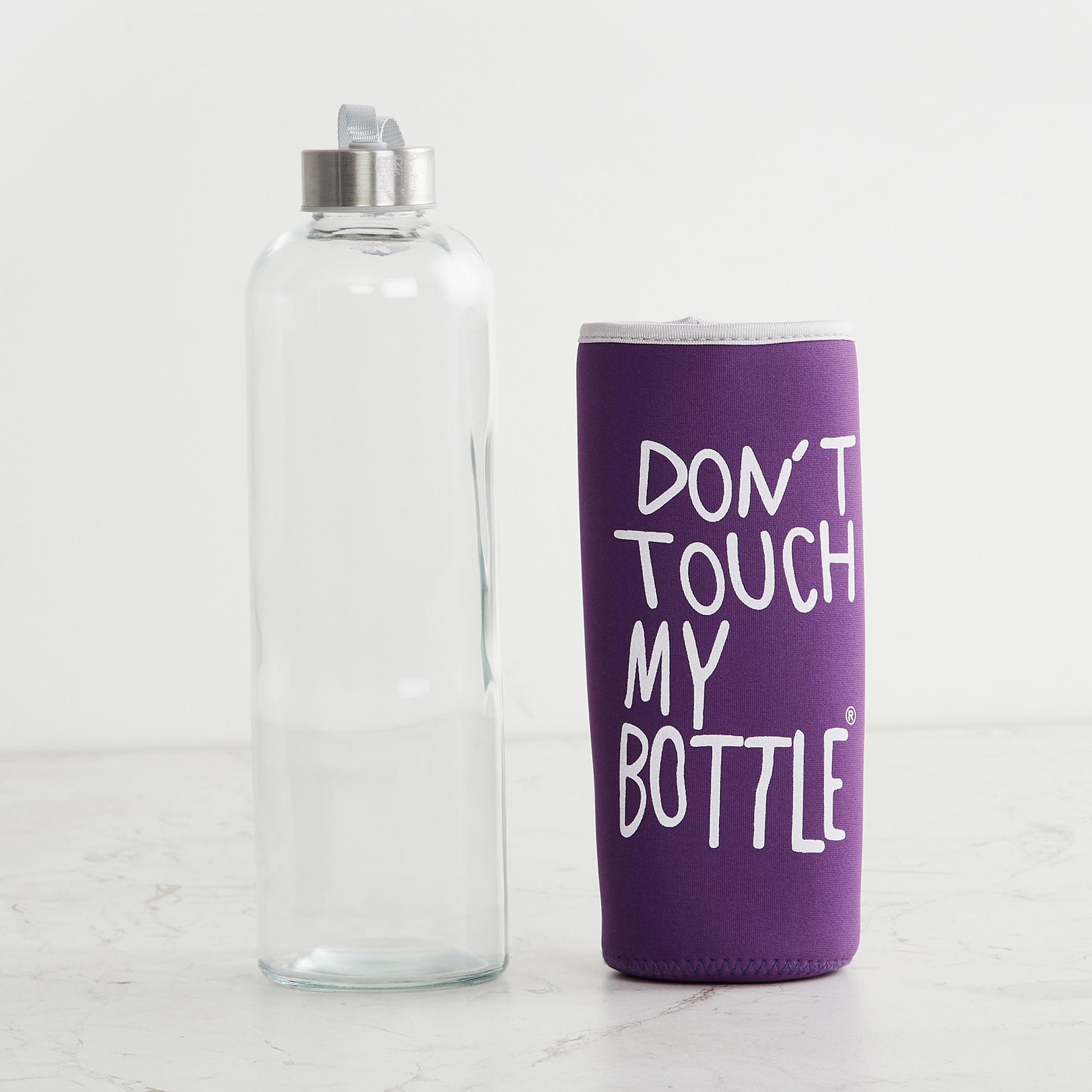 Corsica Essentials Glass Bottle with Cover - 1L in Transparent