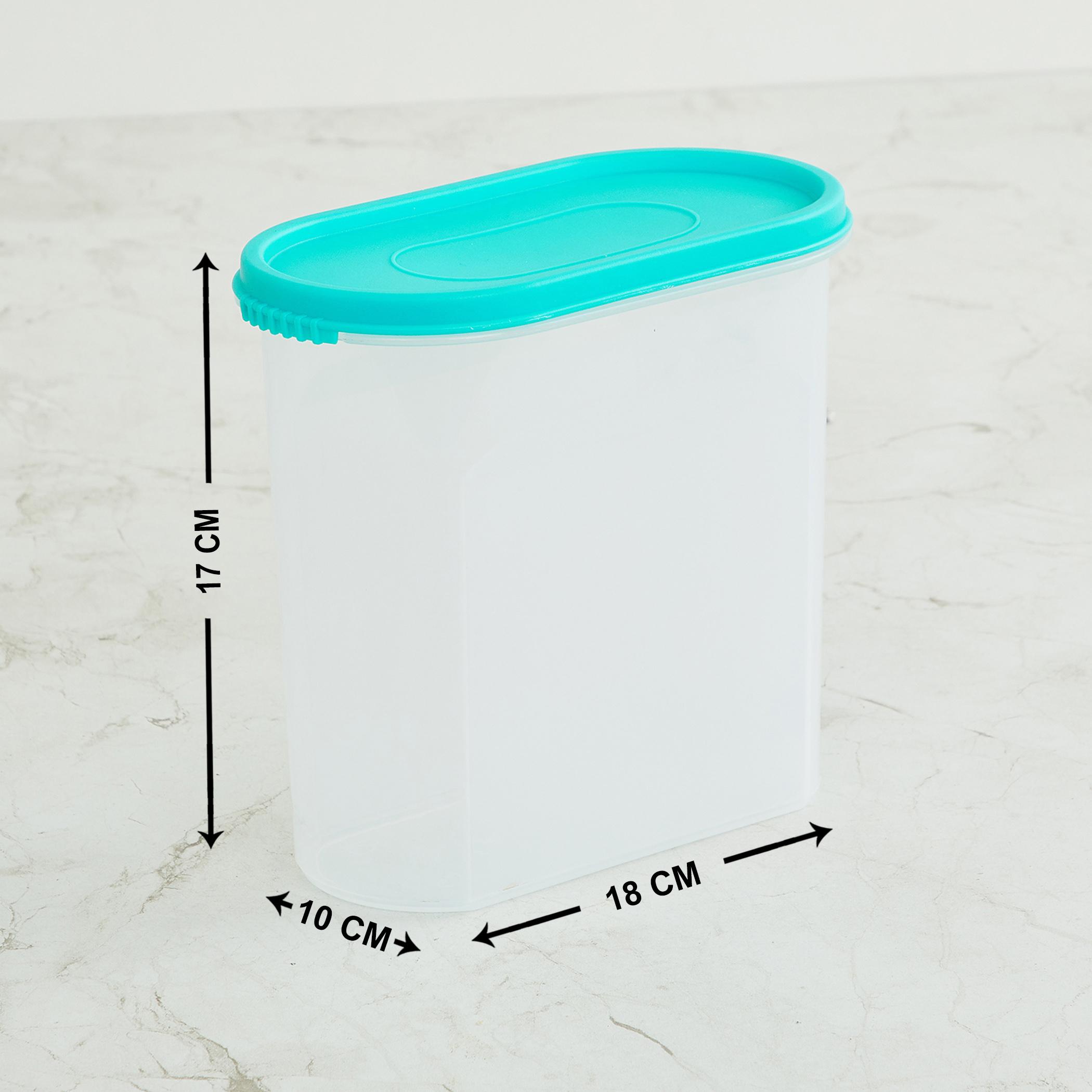 Barbados Set of 6 Polypropylene Containers - 1.7L in Teal