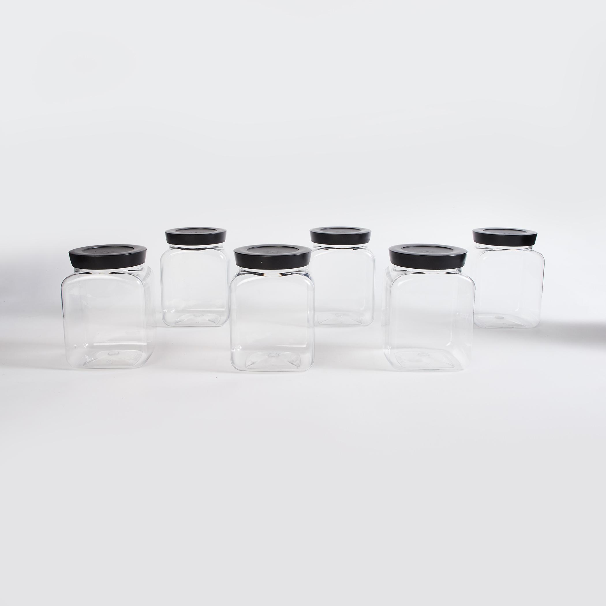 Corsica Essentials Set of 6 Storage Containers - 1.1L in Transparent