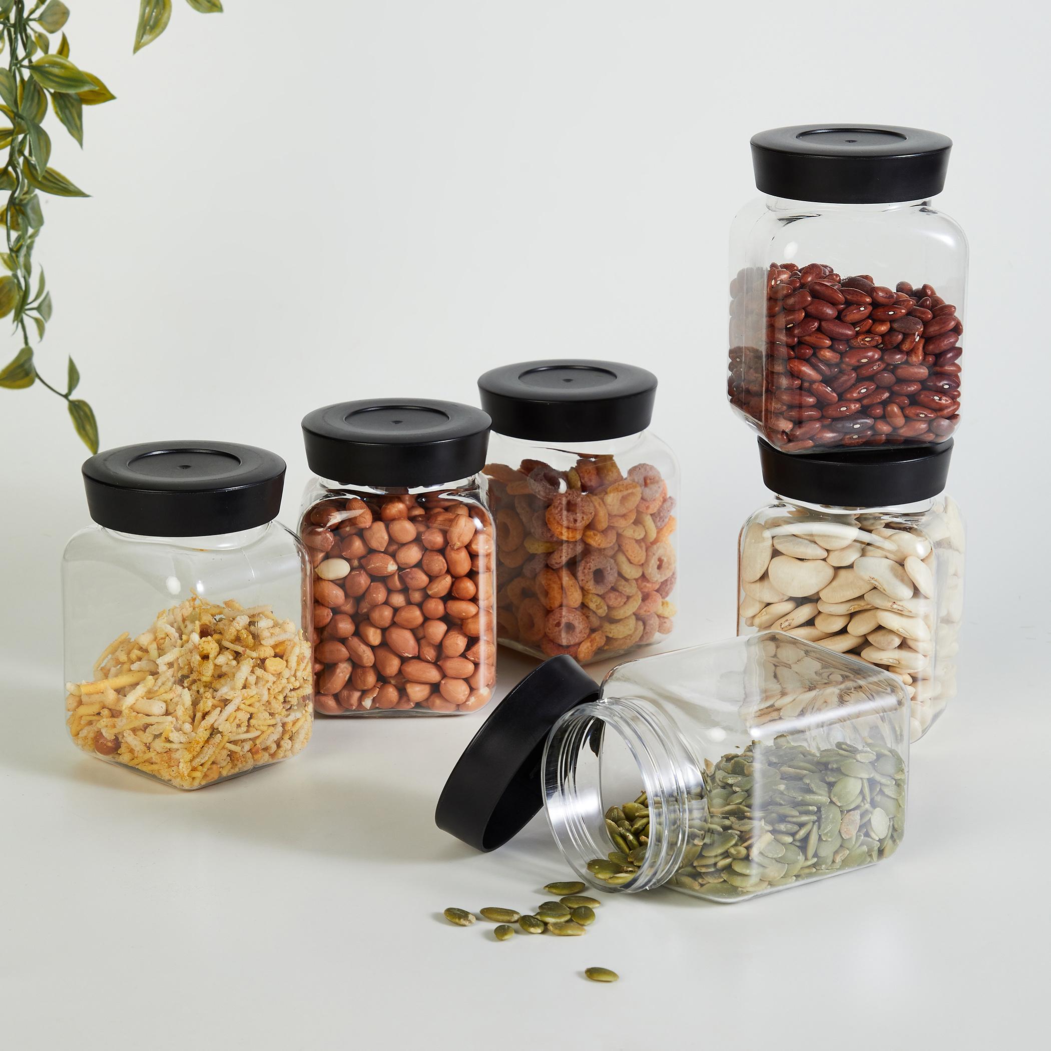 Corsica Essentials Set of 6 Storage Containers - 350ml in Transparent
