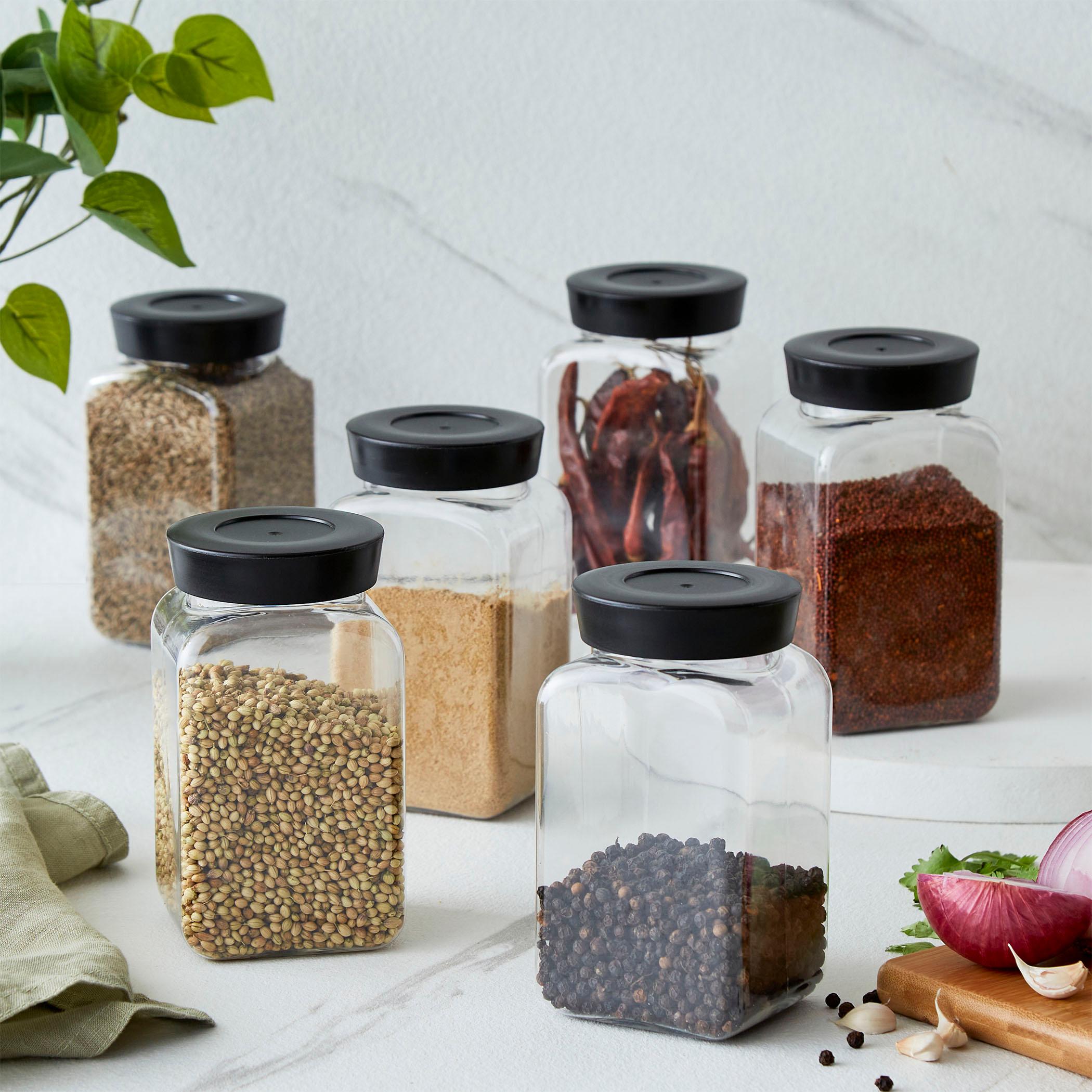 Corsica Essentials Set of 6 Storage Containers - 500ml in Transparent