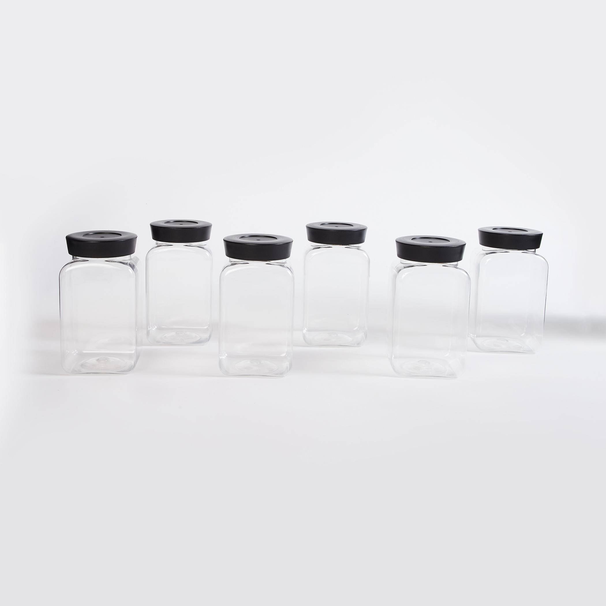 Corsica Essentials Set of 6 Storage Containers - 500ml in Transparent