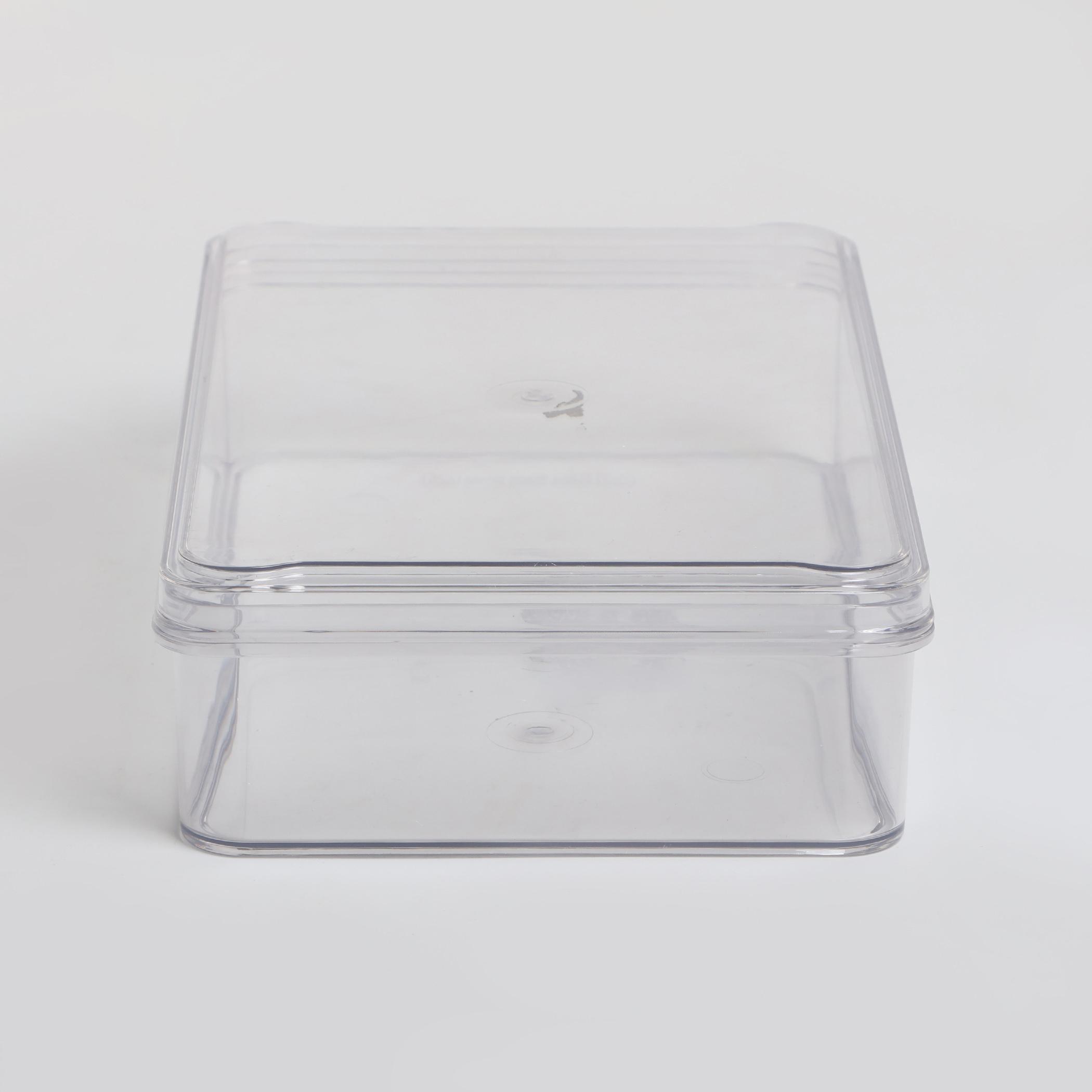 Orion Elfin Fridge Storage Box with Lid in Transparent