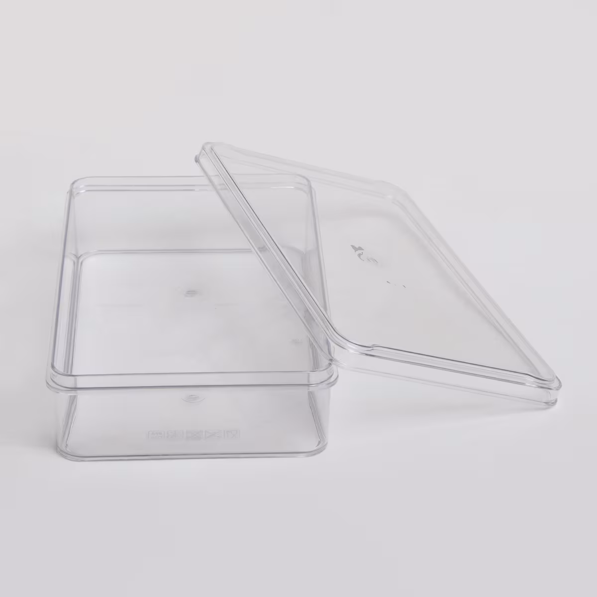 Orion Elfin Fridge Storage Box with Lid in Transparent