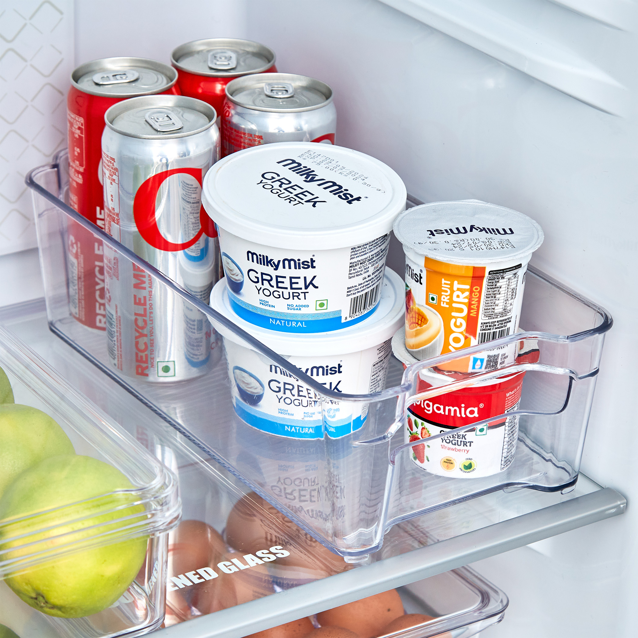 Orion Elfin PET Fridge Organiser in Transparent