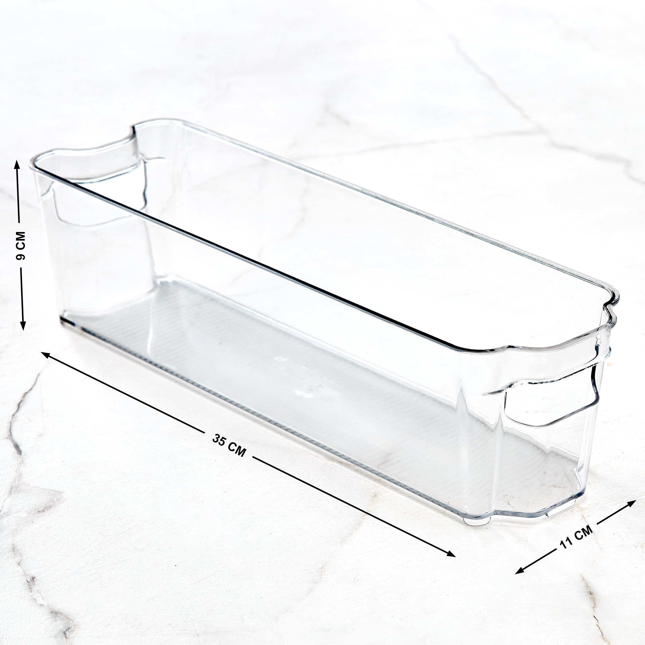 Orion Elfin PET Open Storage Fridge Organiser in Transparent