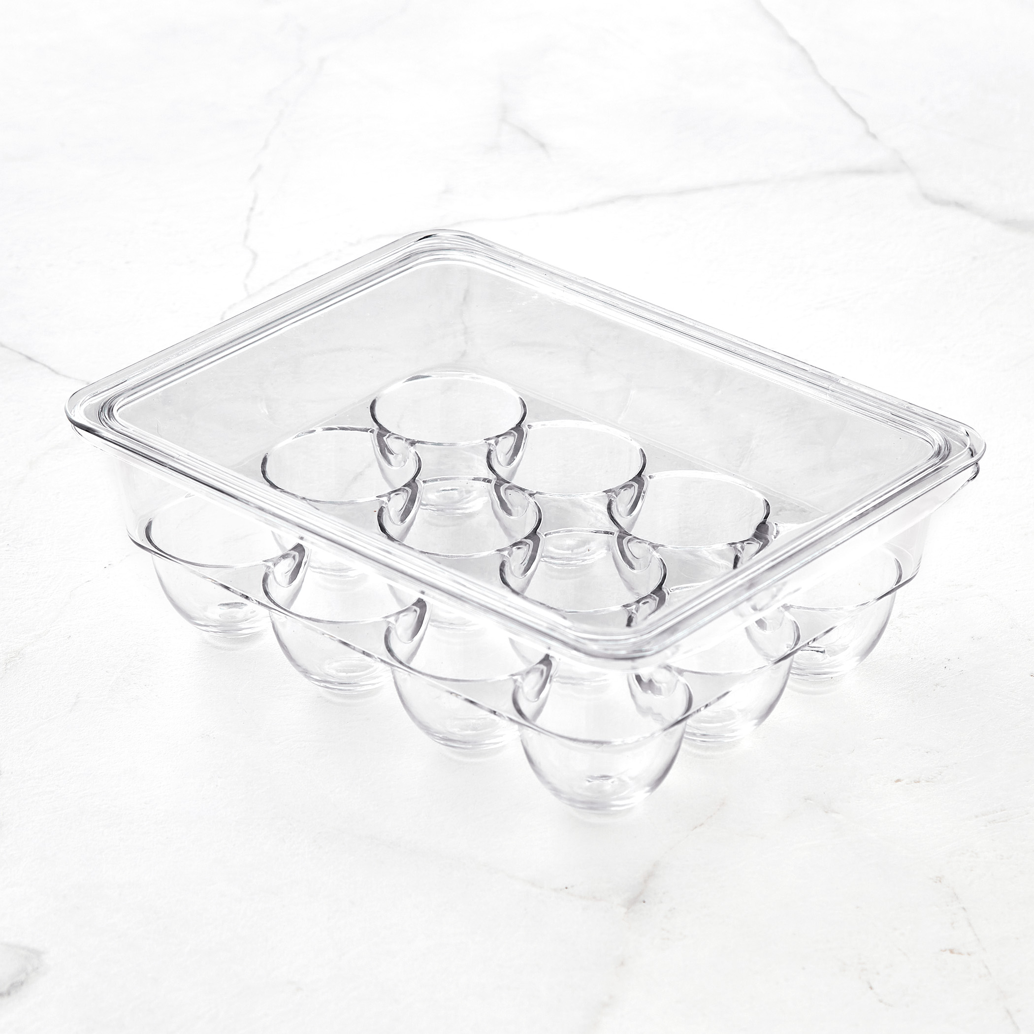 Orion Elfin PET Egg Holder with Lid in Transparent