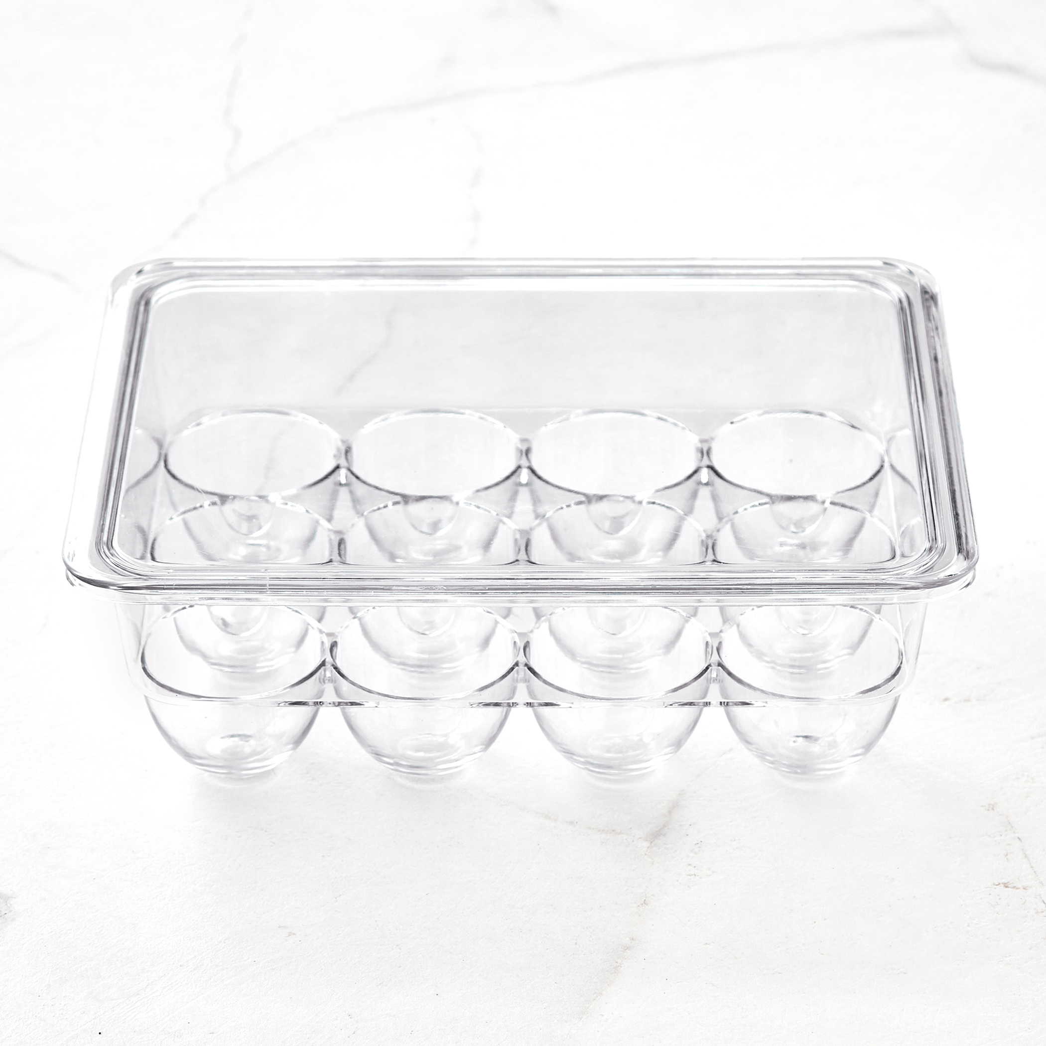 Orion Elfin PET Egg Holder with Lid in Transparent