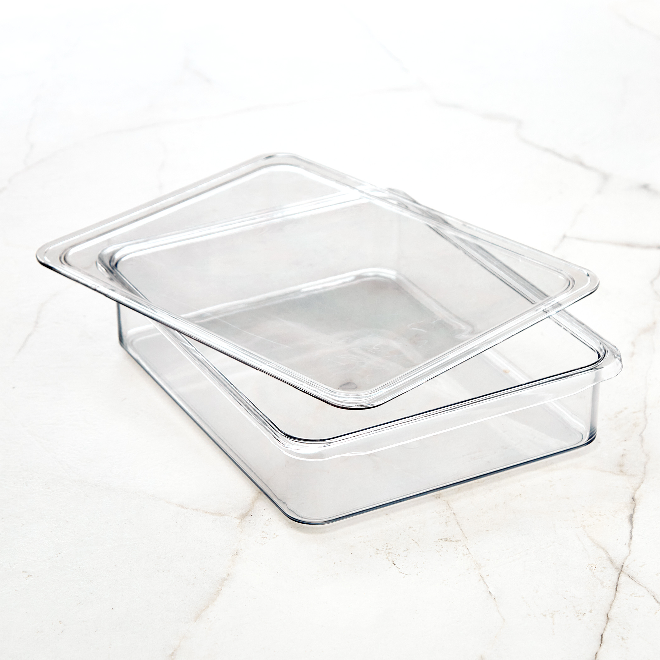 Orion Elfin PET Fridge Storage Box with Lid in Transparent