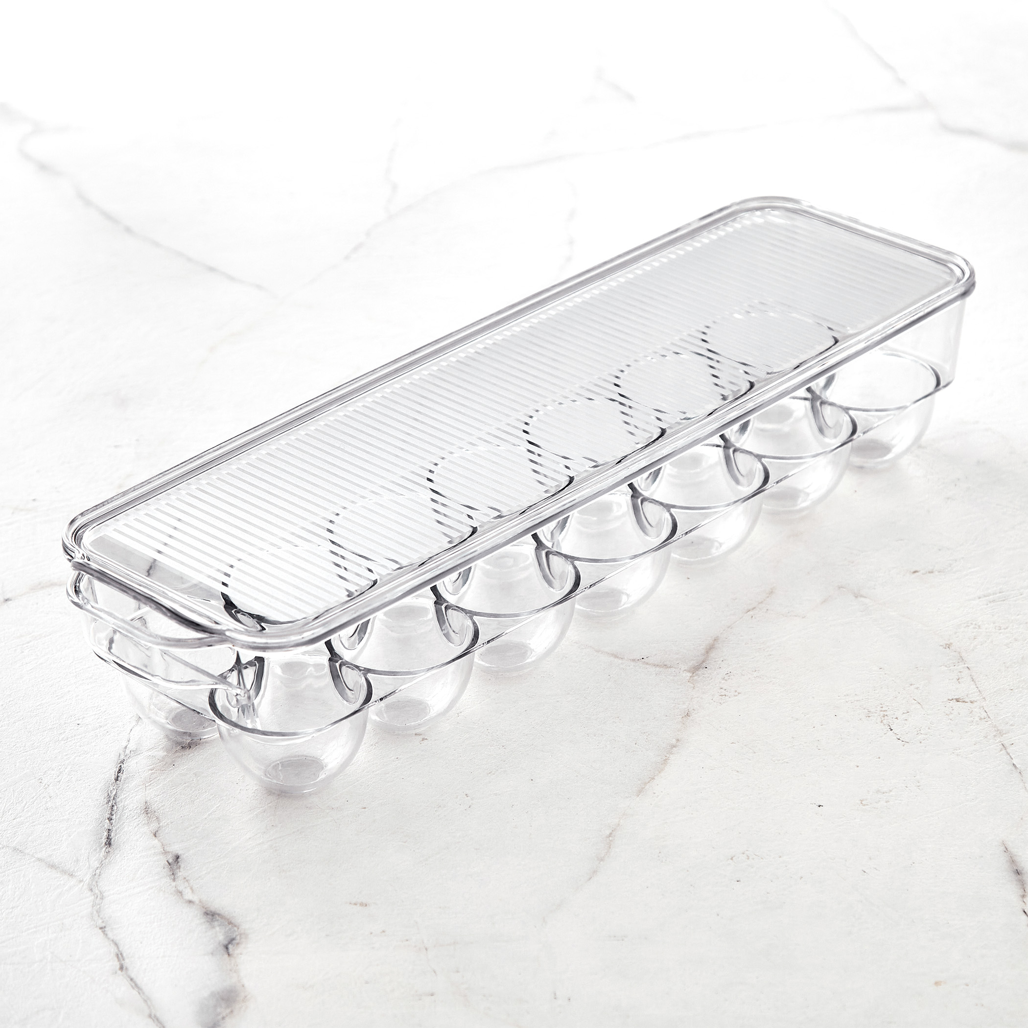 Orion Elfin PET Egg Holder with Lid in Transparent