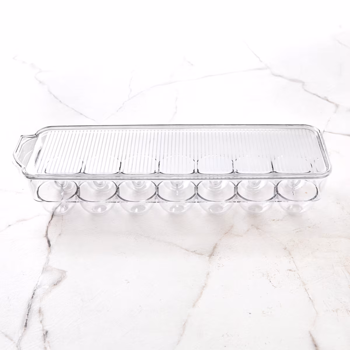 Orion Elfin PET Egg Holder with Lid in Transparent