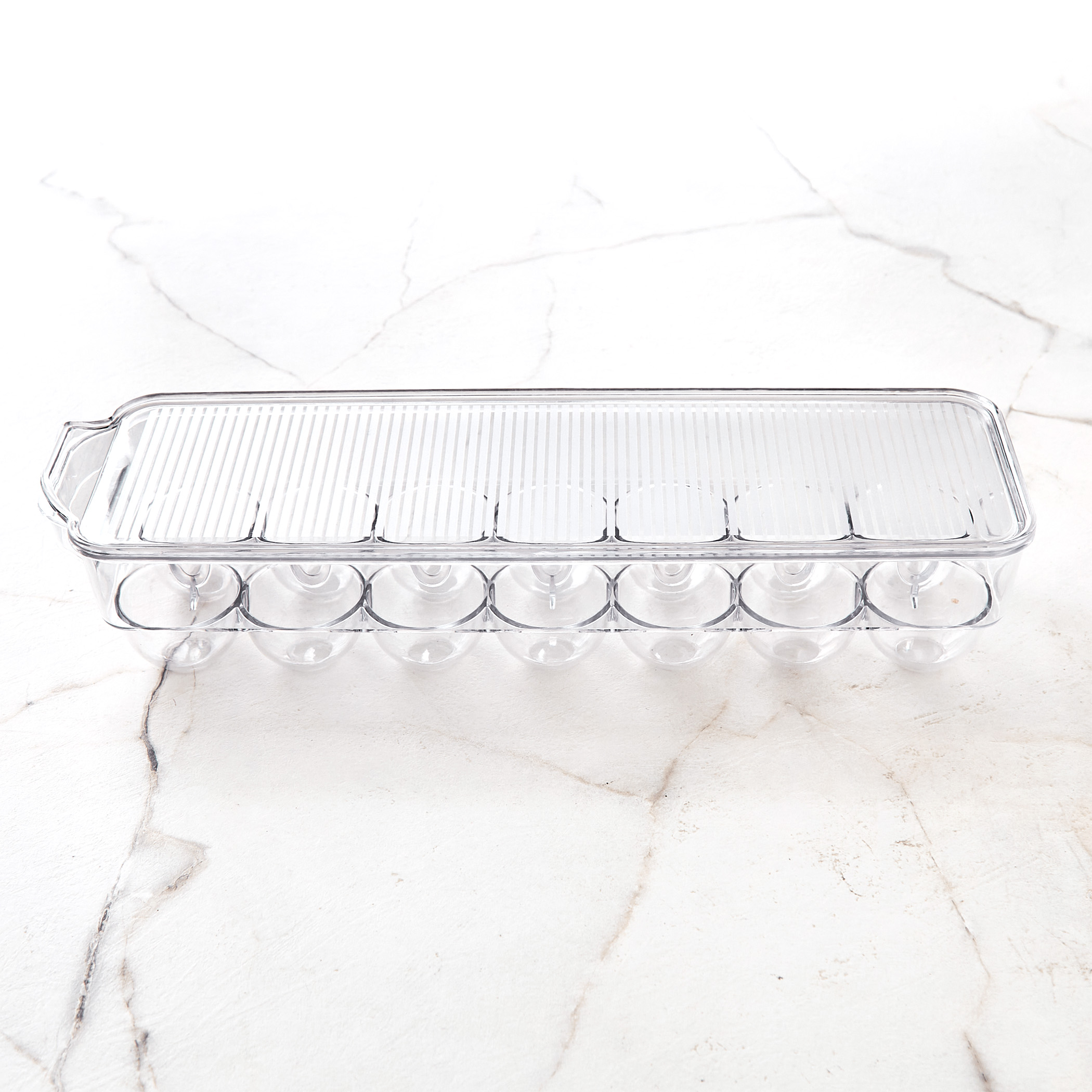 Orion Elfin PET Egg Holder with Lid in Transparent