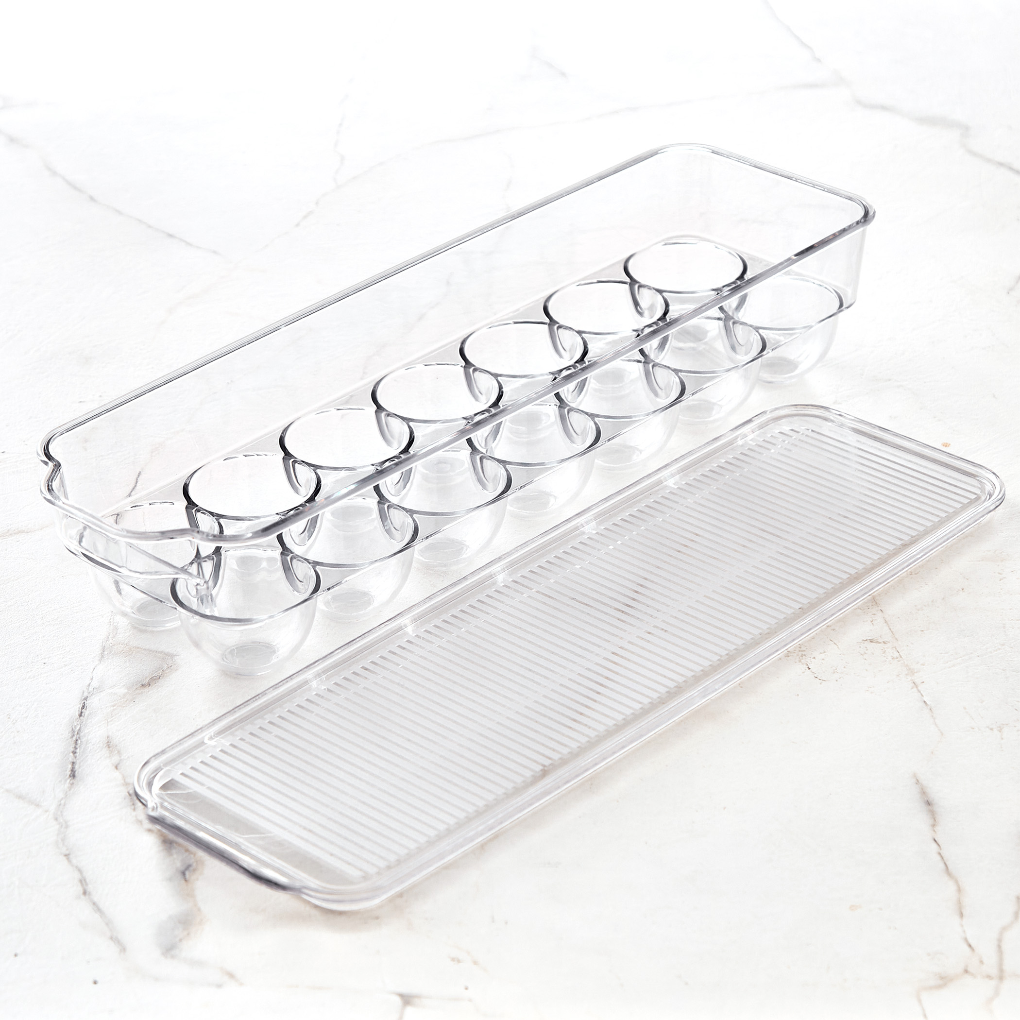 Orion Elfin PET Egg Holder with Lid in Transparent