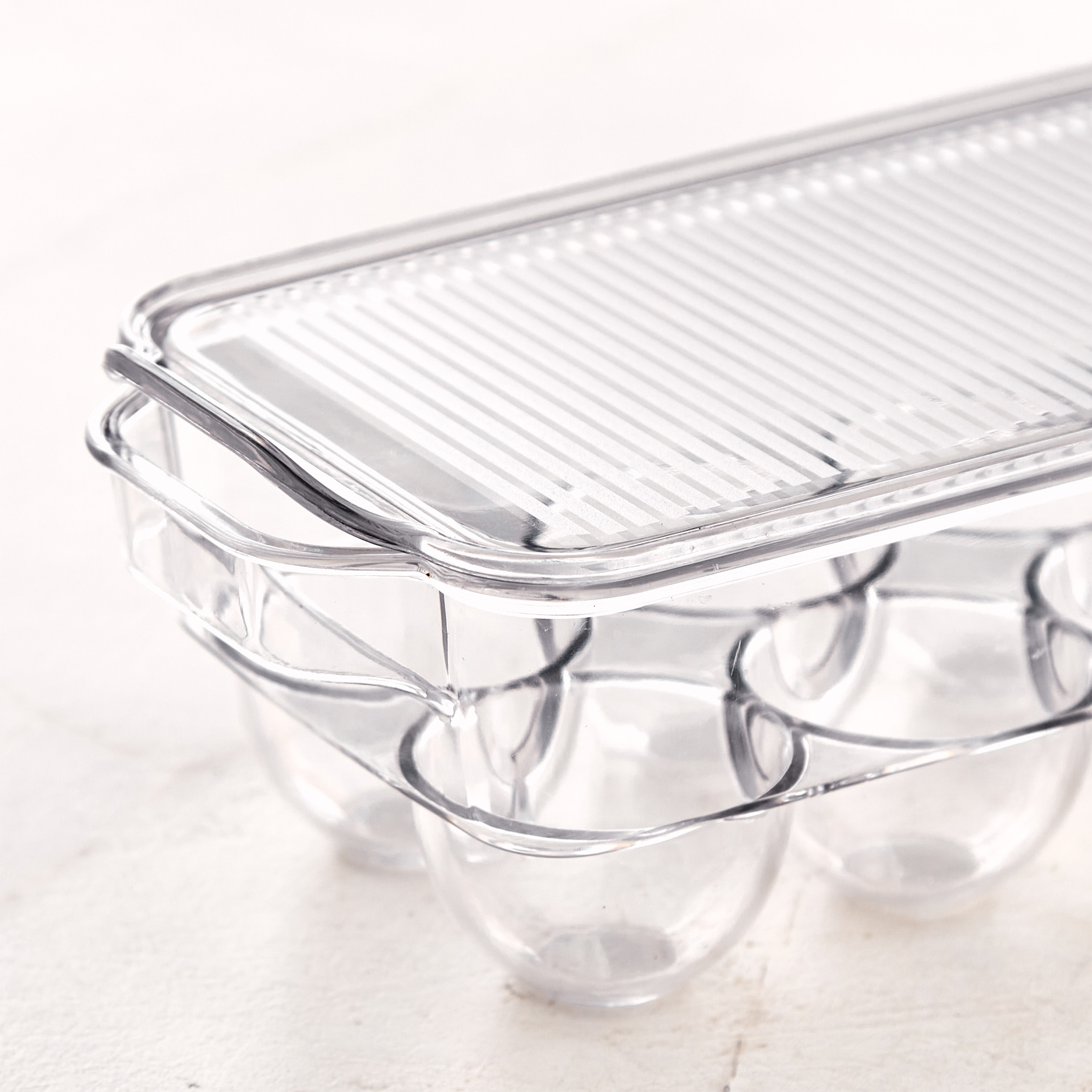 Orion Elfin PET Egg Holder with Lid in Transparent