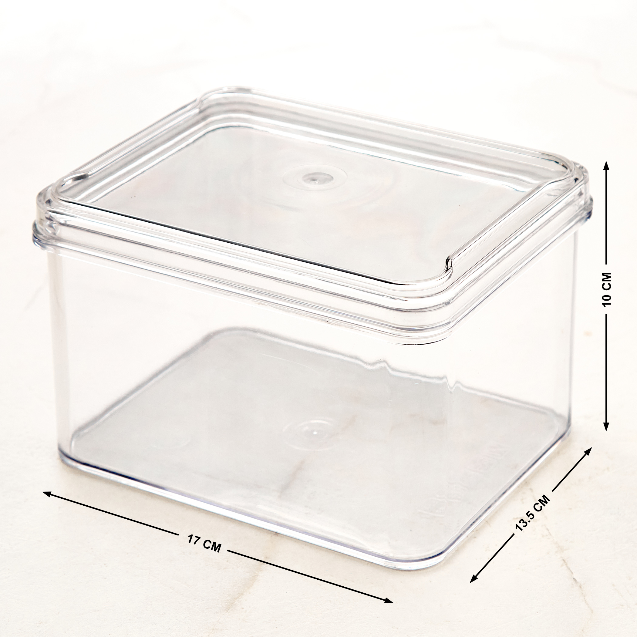 Orion Elfin PET Fridge Storage Box with Lid in Transparent