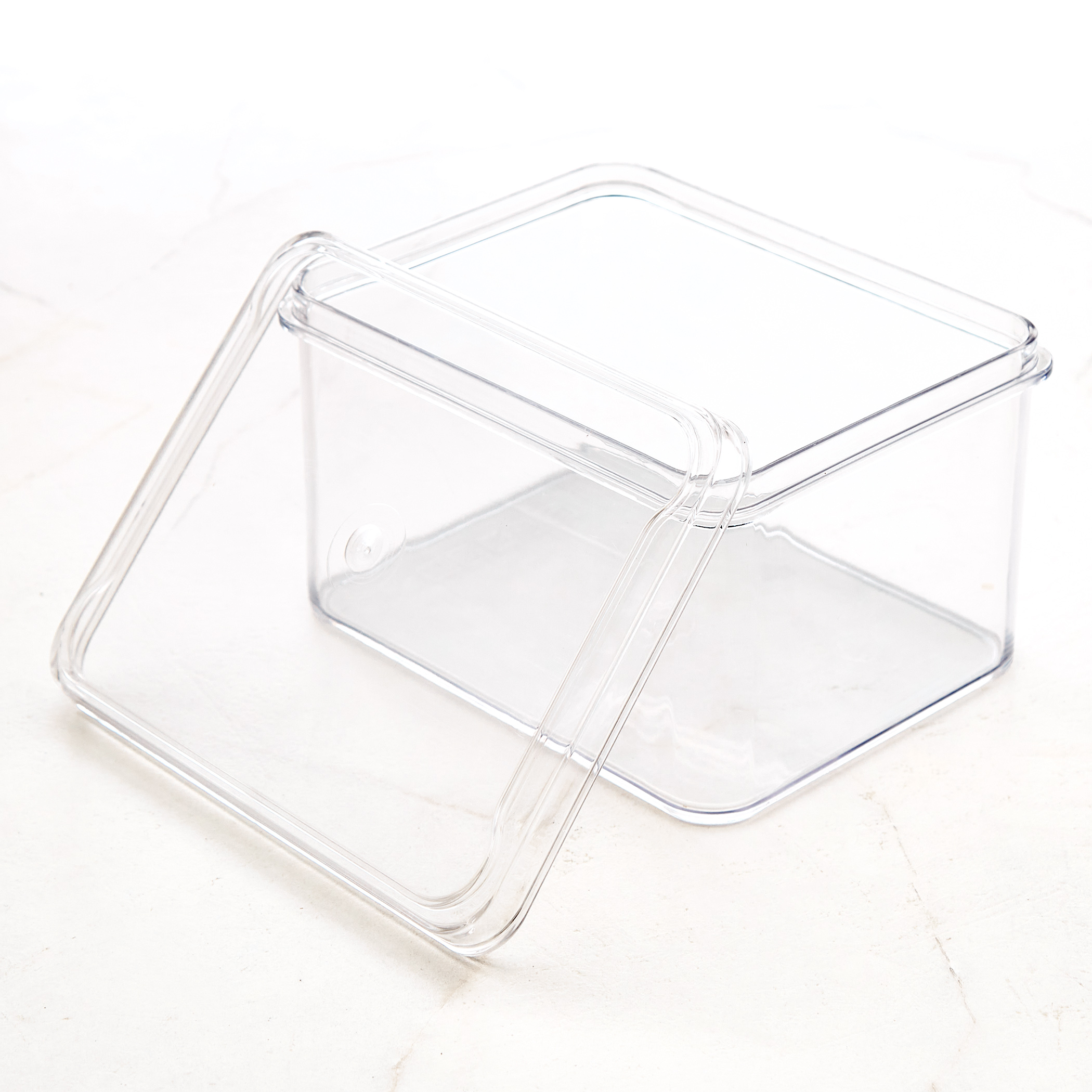 Orion Elfin PET Fridge Storage Box with Lid in Transparent