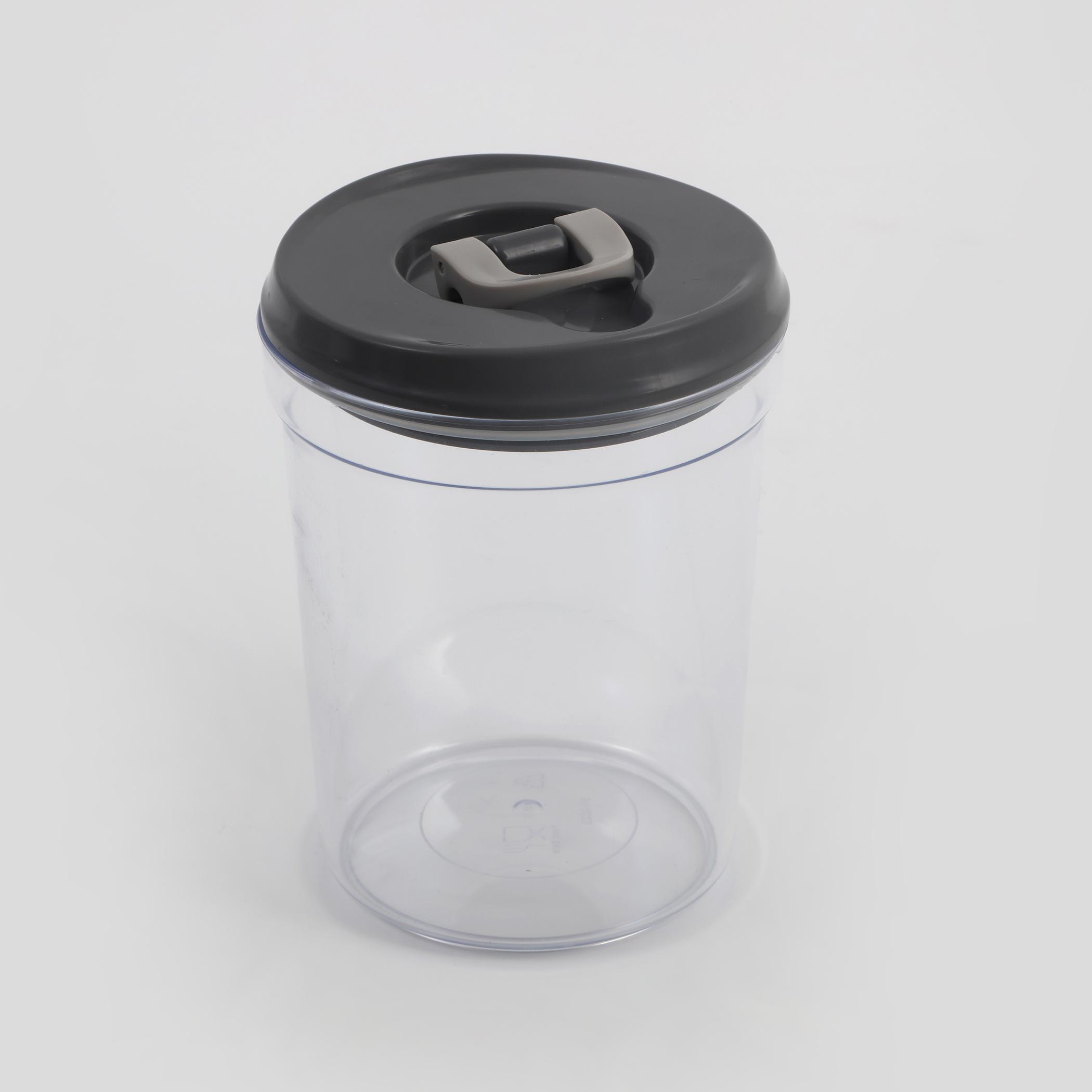 Genesis Sterling Set of 6 Storage Jars - 1L in Grey