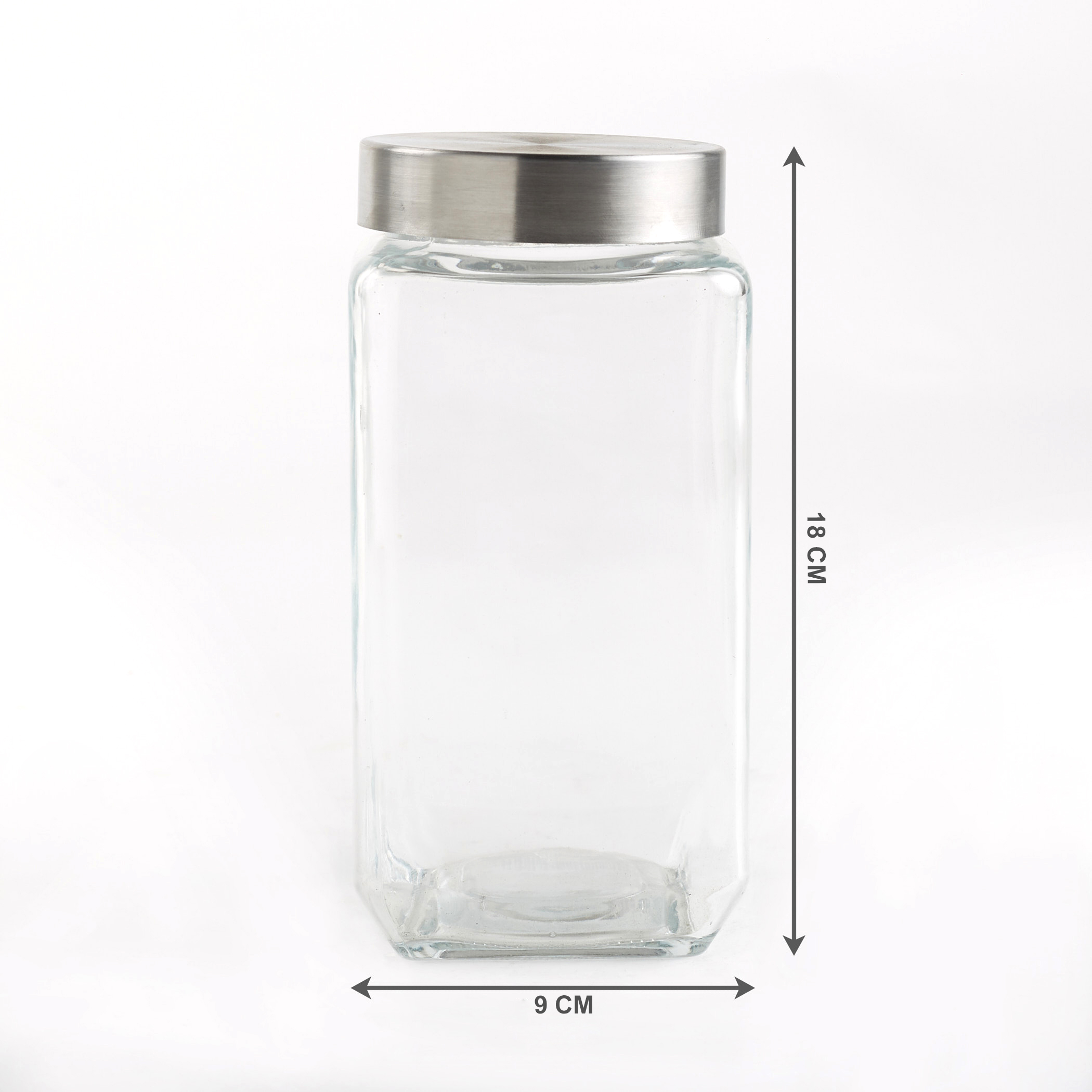 Pacific Blithe Glass Canister - 1000ml in Transparent