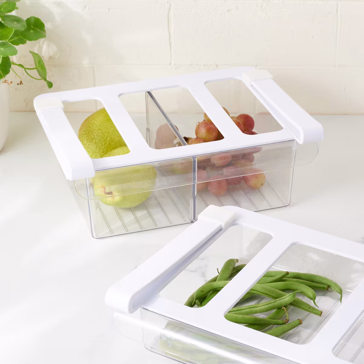 Orion Fisker Under Shelf Fridge Rack in Transparent