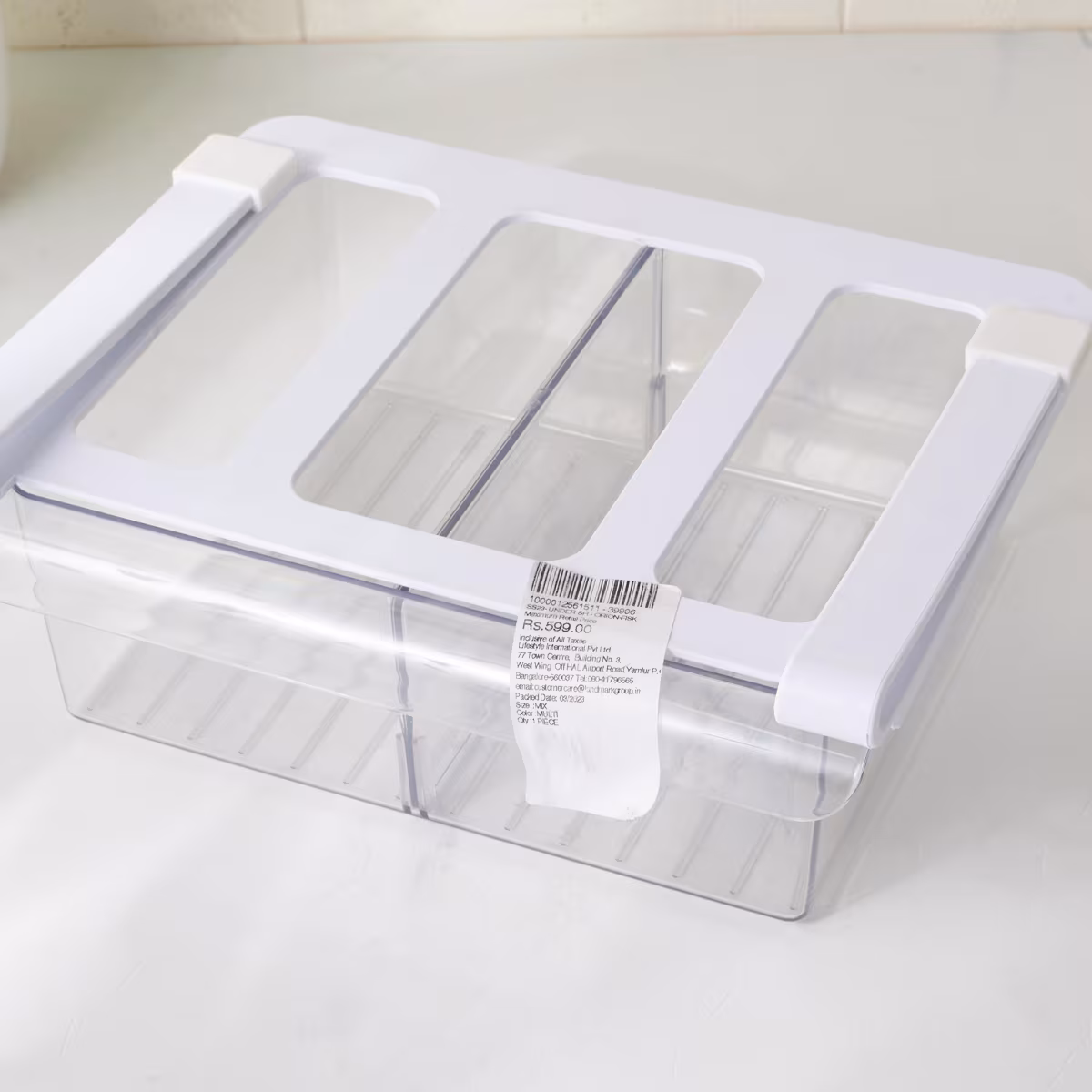 Orion Fisker Under Shelf Fridge Rack in Transparent