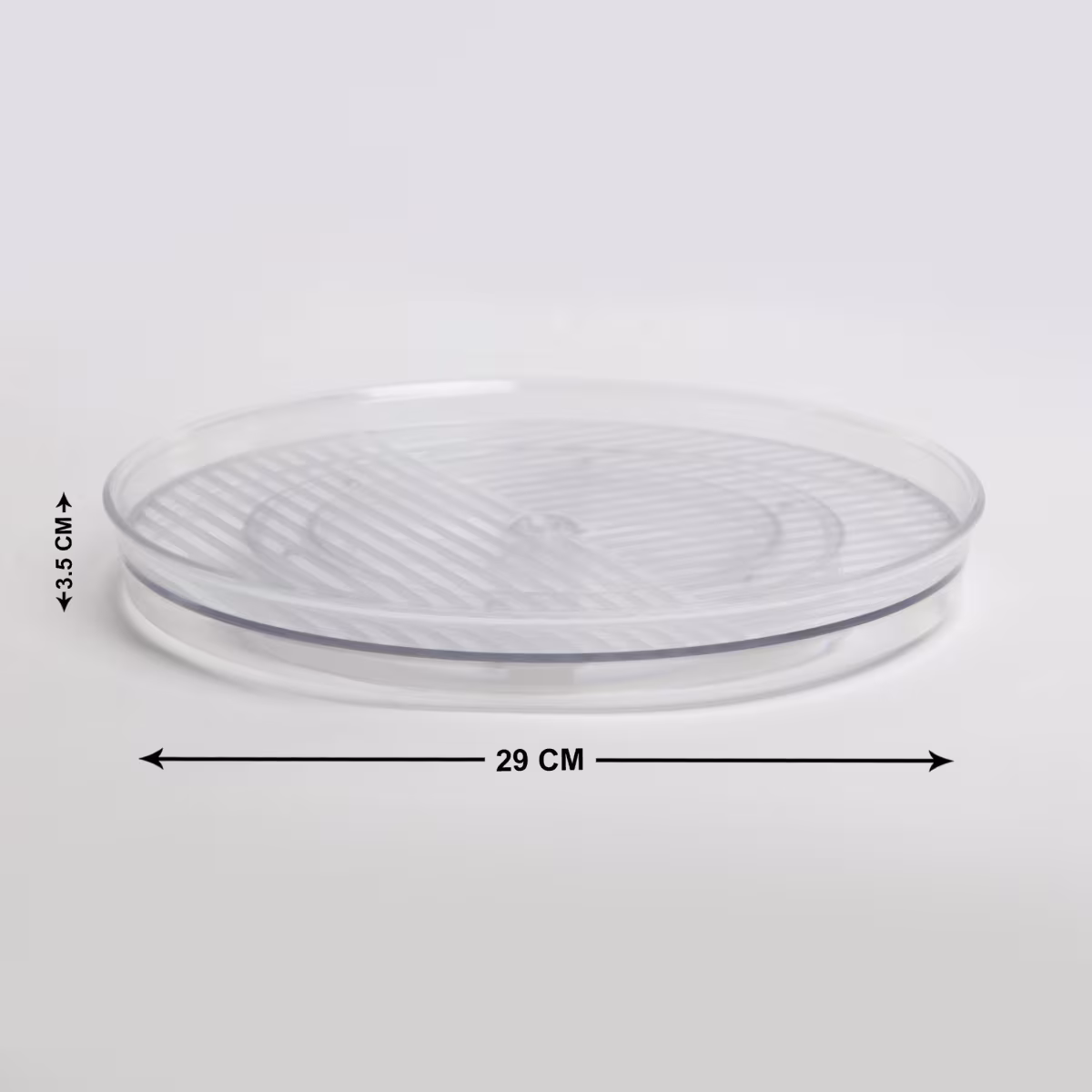 Orion Frisker Lazy Susan Fridge Organizer in Transparent