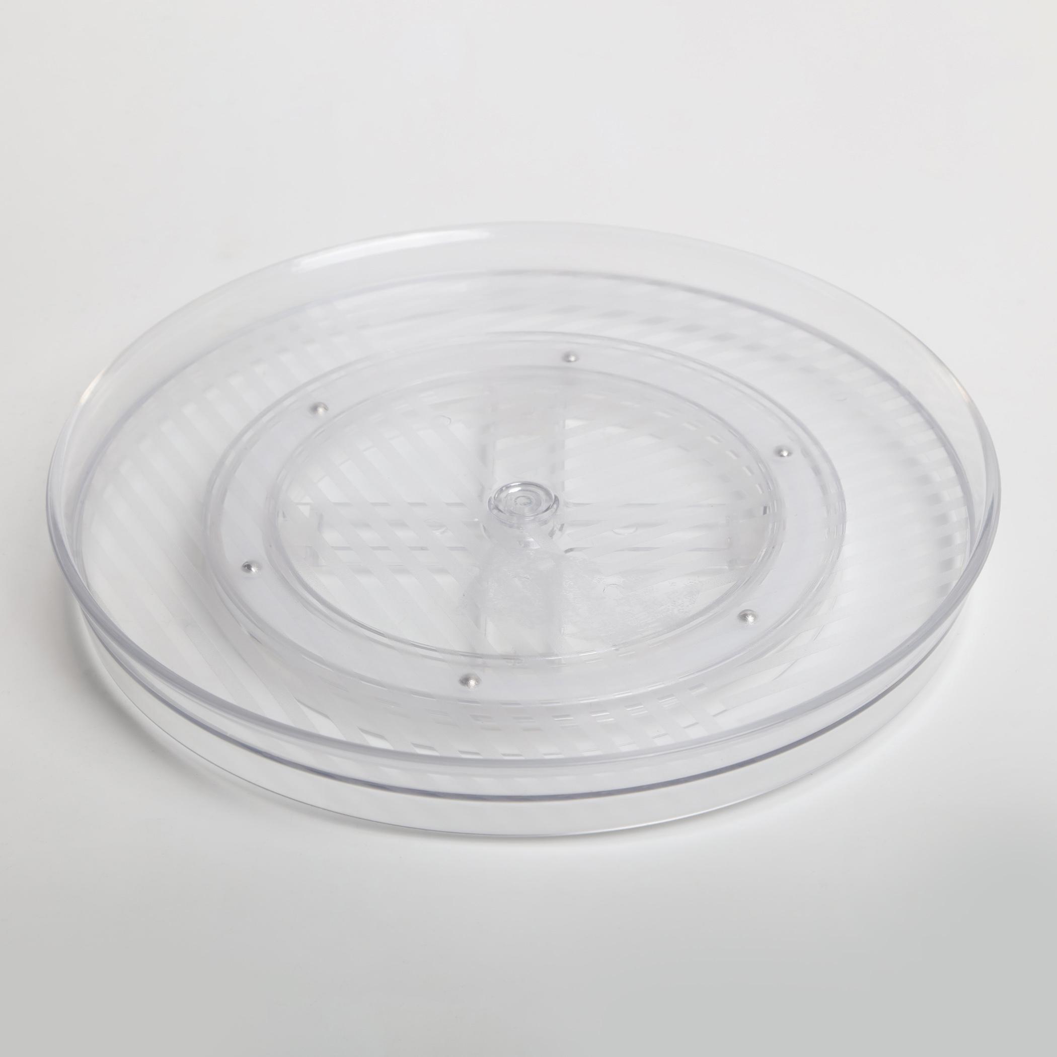 Orion Frisker Lazy Susan Fridge Organizer in Transparent