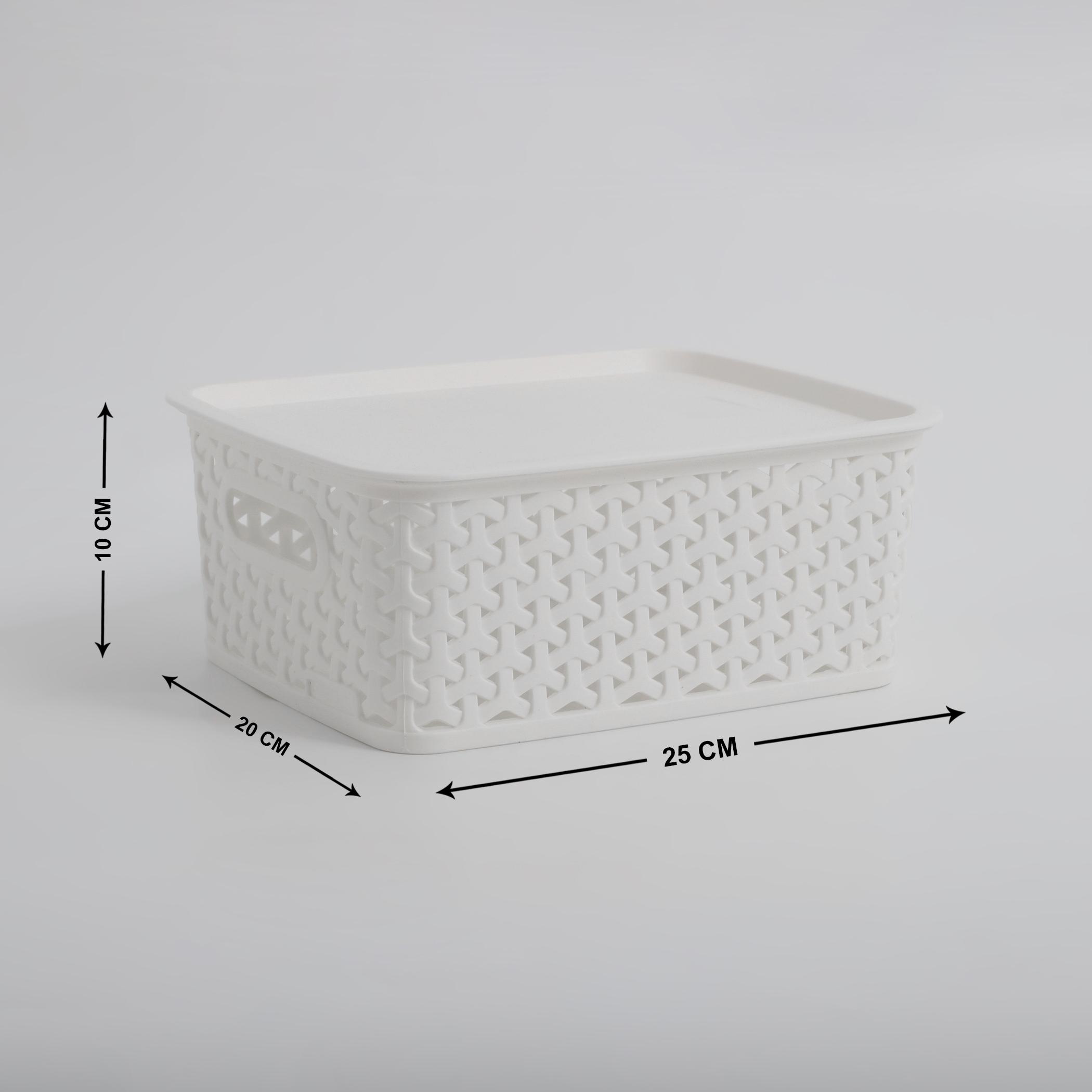 Wilton Royal Storage Basket in Offwhite