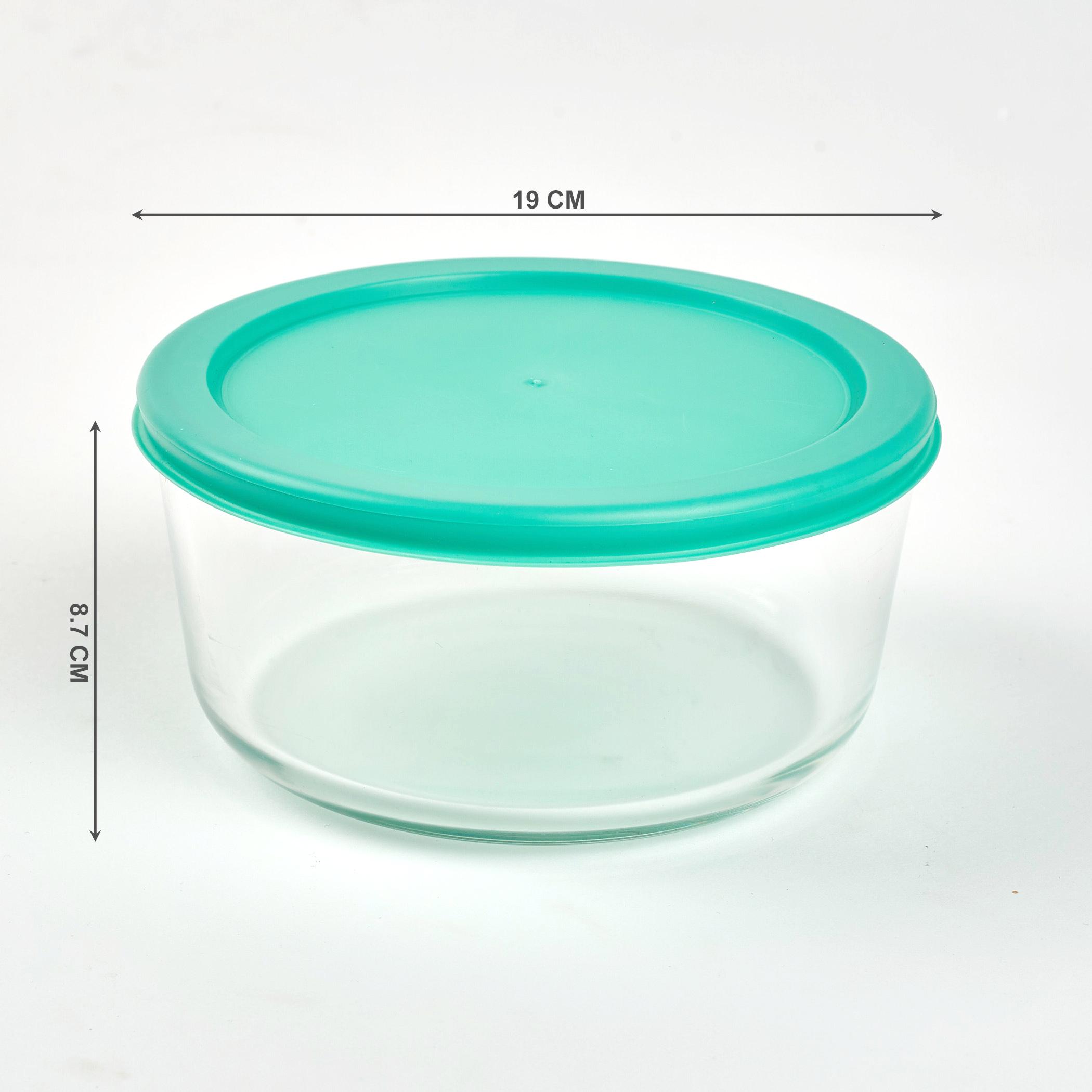 Siattle Aston 10Pcs Glass Jars Set in Teal