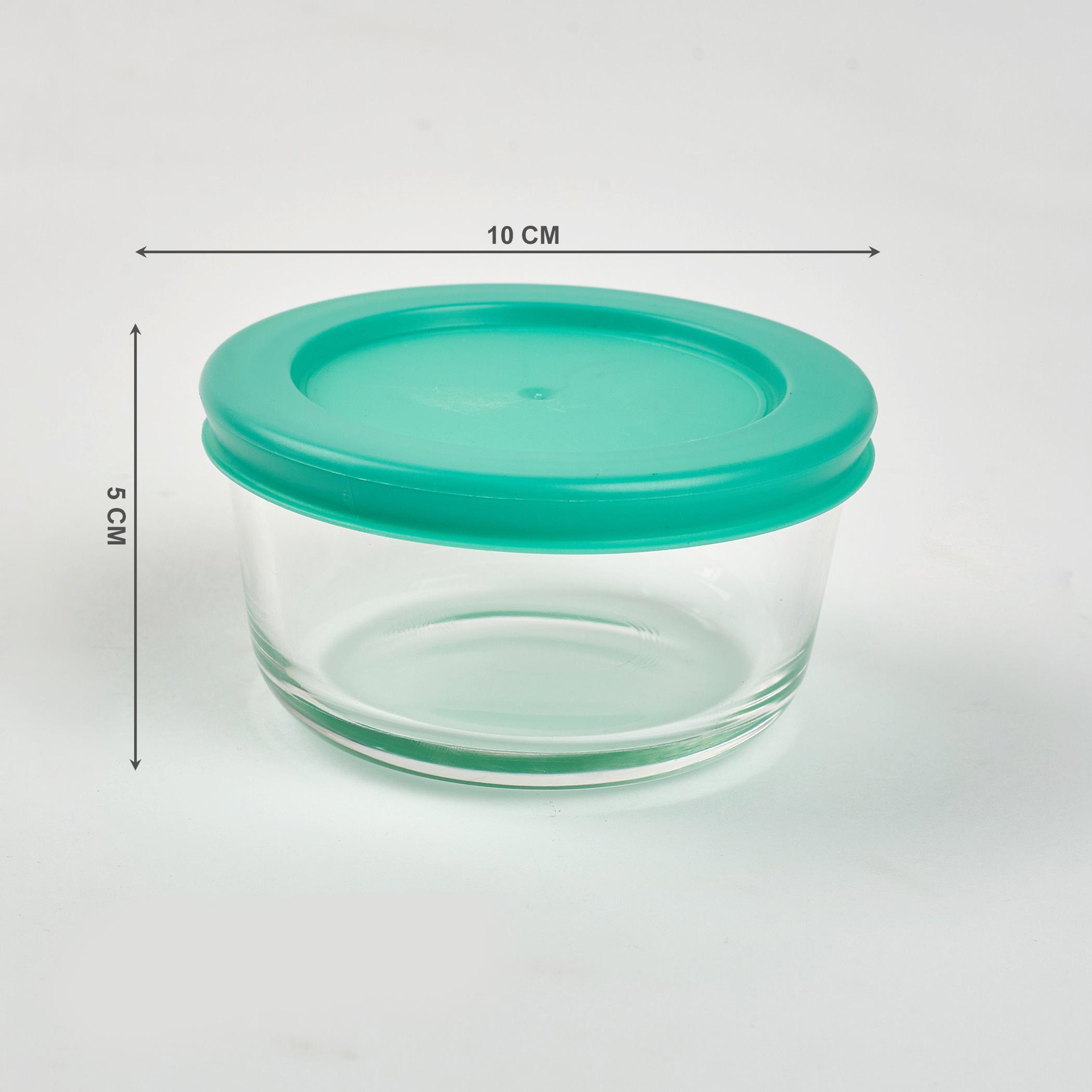 Siattle Aston 10Pcs Glass Jars Set in Teal