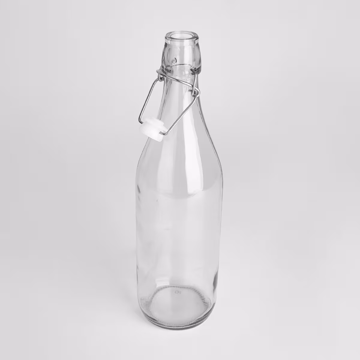 Infinity Ardour Glass Water Bottle with Stopper - 1L in Transparent