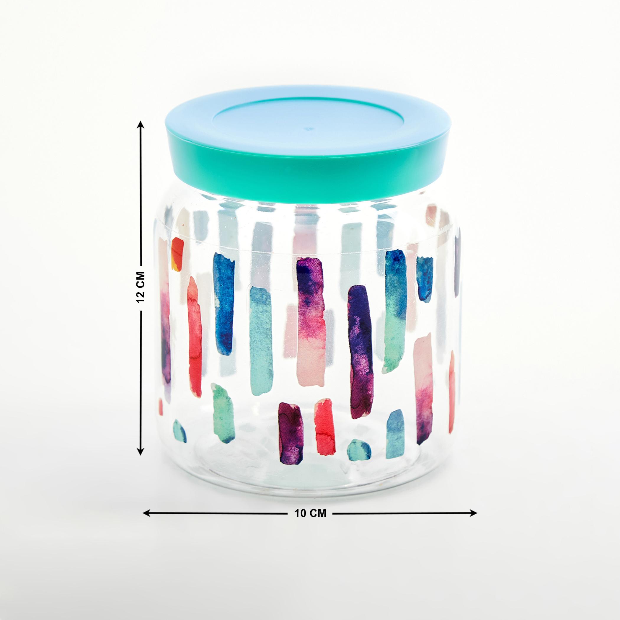 Corsica Set of 6 Storage Jars - 900ml in Teal