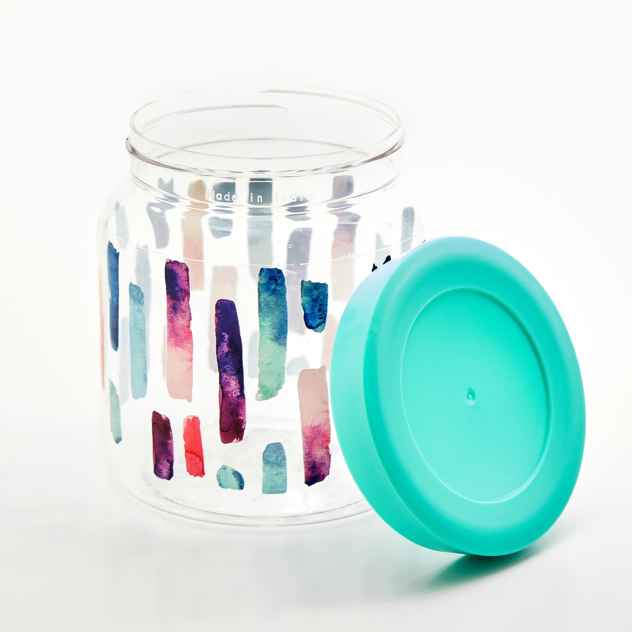 Corsica Set of 6 Storage Jars - 900ml in Teal
